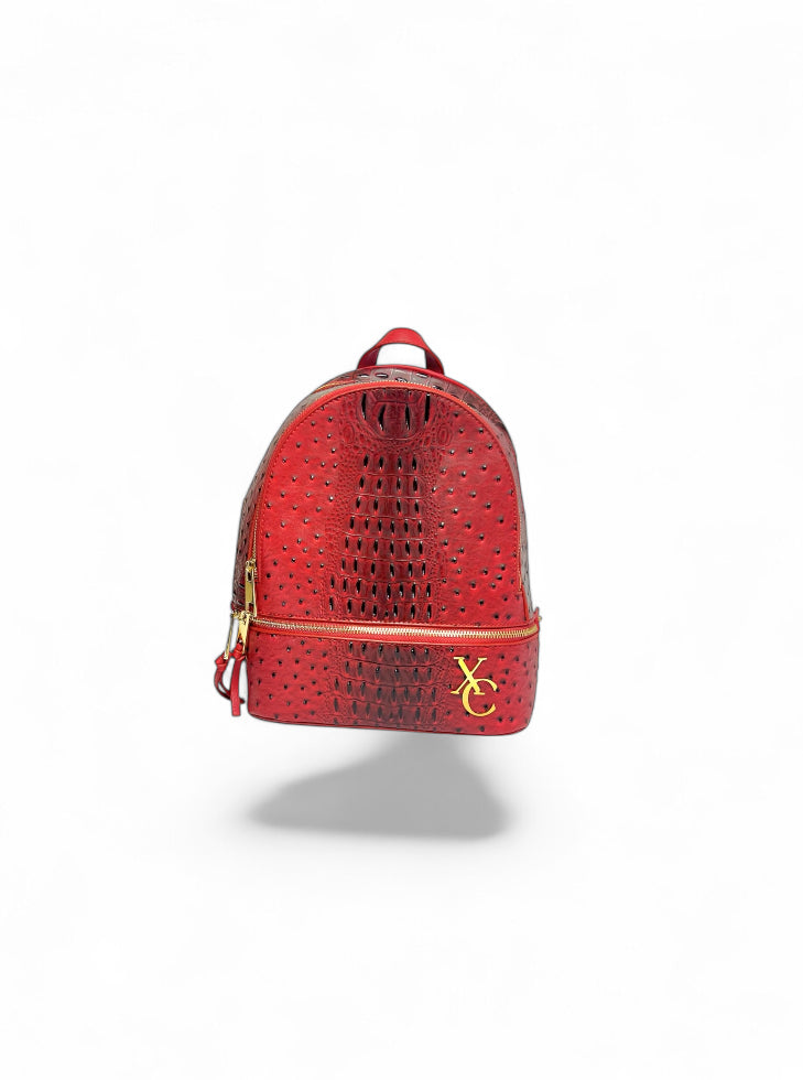 Leather Backpack (OSTRICH)