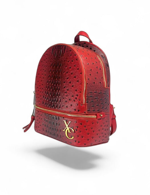Leather Backpack (OSTRICH)