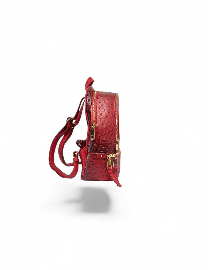 Leather Backpack (OSTRICH)