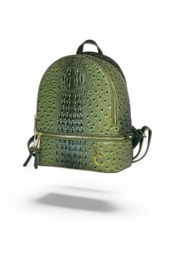 Leather Backpack (OSTRICH)